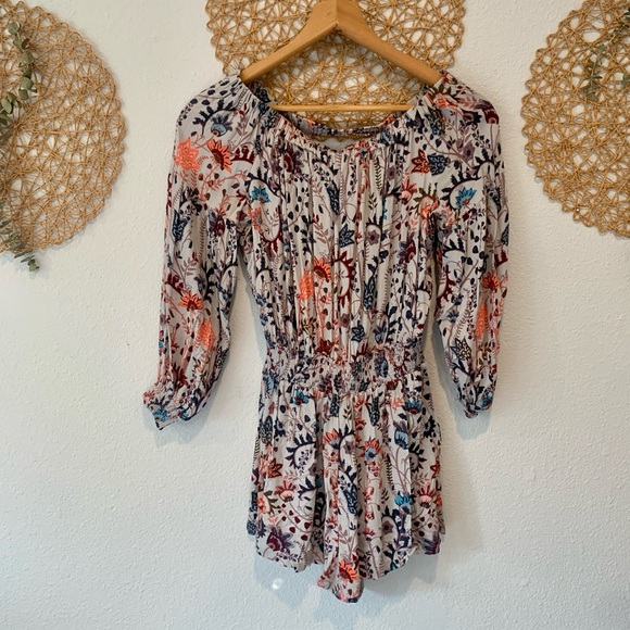 Free People Longsleeve Romper - Picture 1 of 7